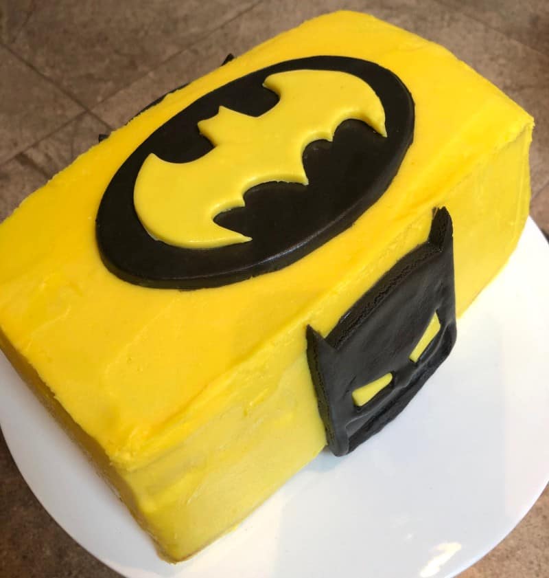 Batman Cake Kids Birthday Superhero Emilyfabulous - Diy Batman Cake Ideas