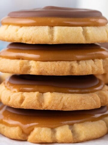 Stack of Twix Cookies