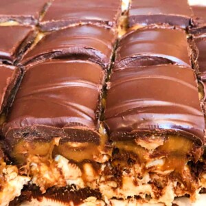 homemade snickers bar cubes