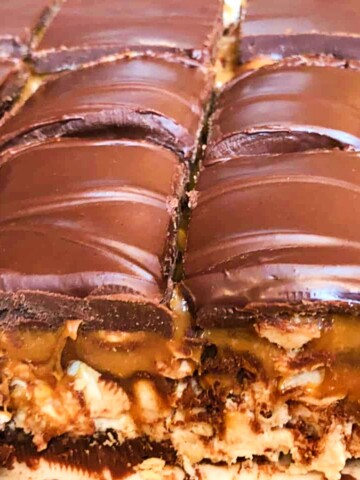homemade snickers bar cubes