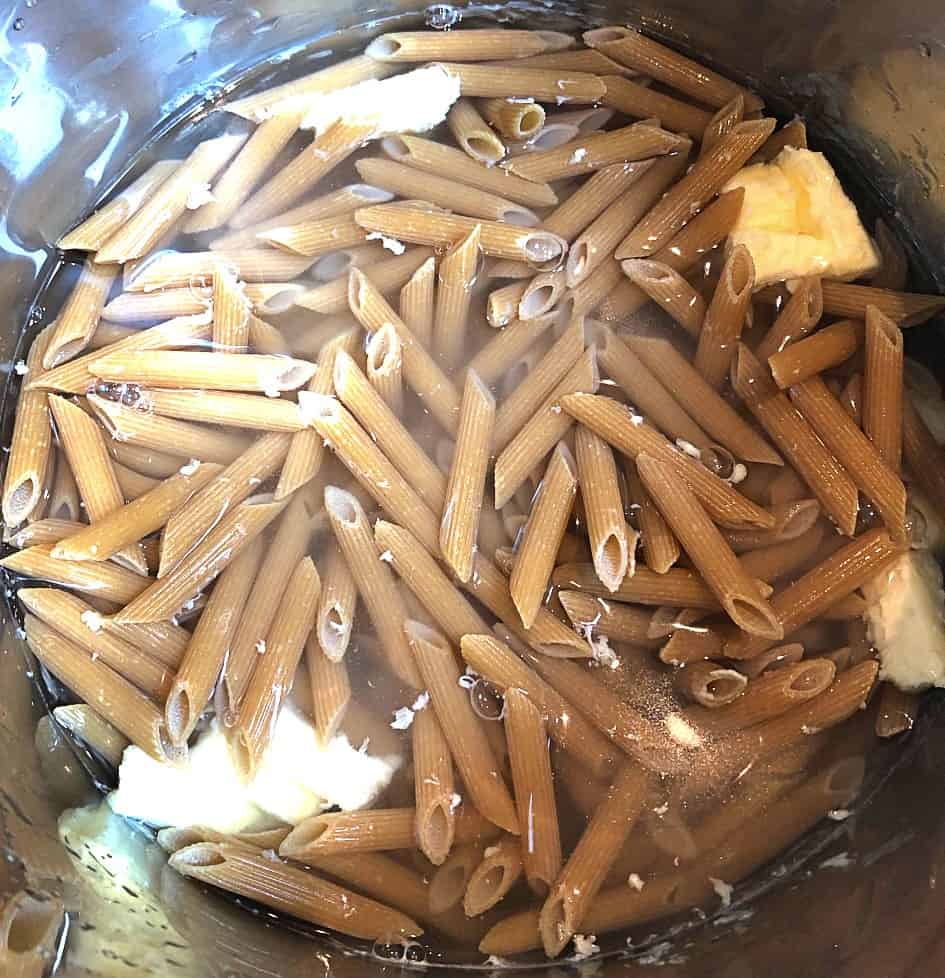 instant pot mac and cheese before cooking