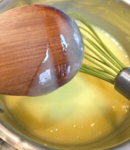 lemon curd when done on stove