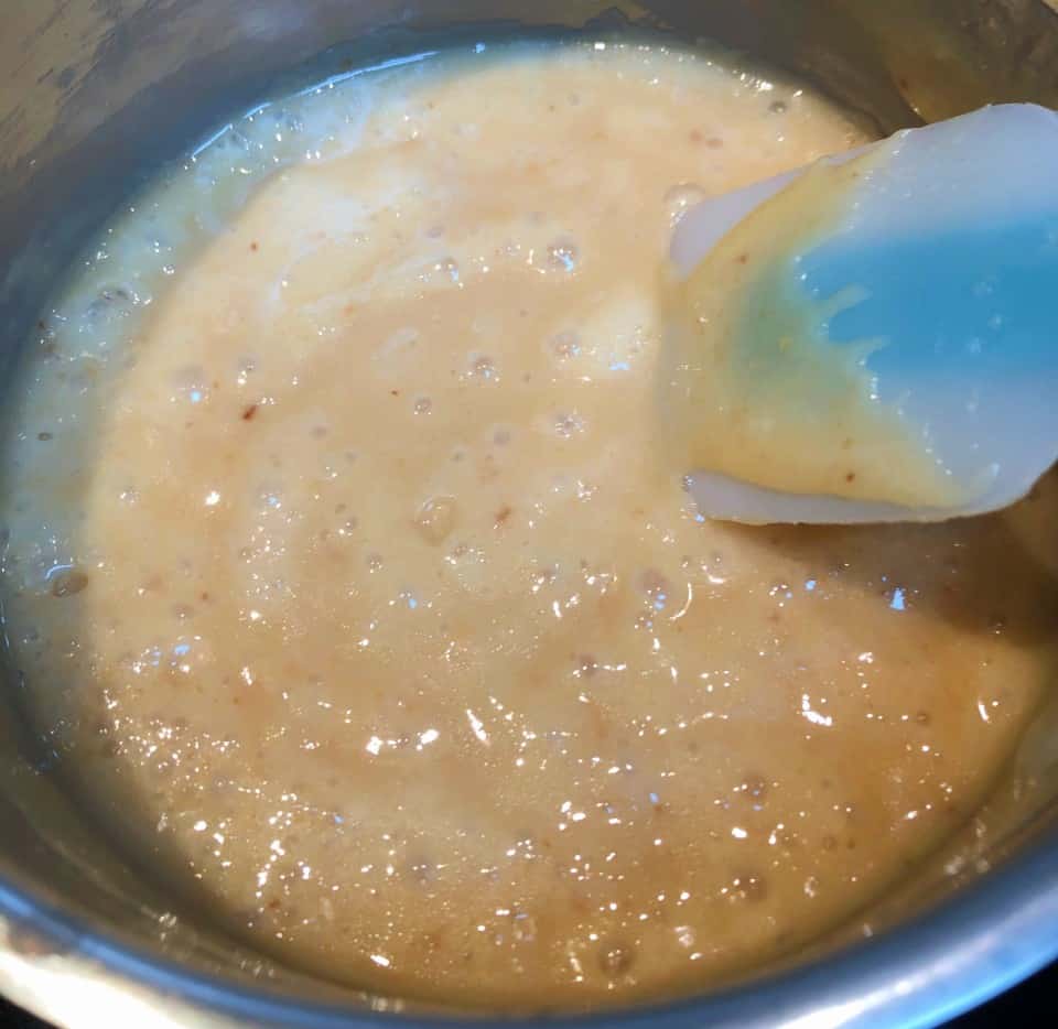melted nougat for snickers bars