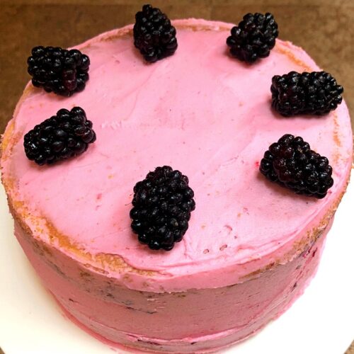 naked marionberry cake 2