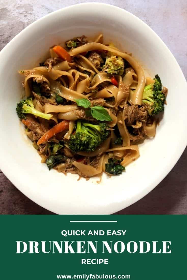 Easy Drunken Noodle Recipe