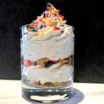 no bake cake batter mousse