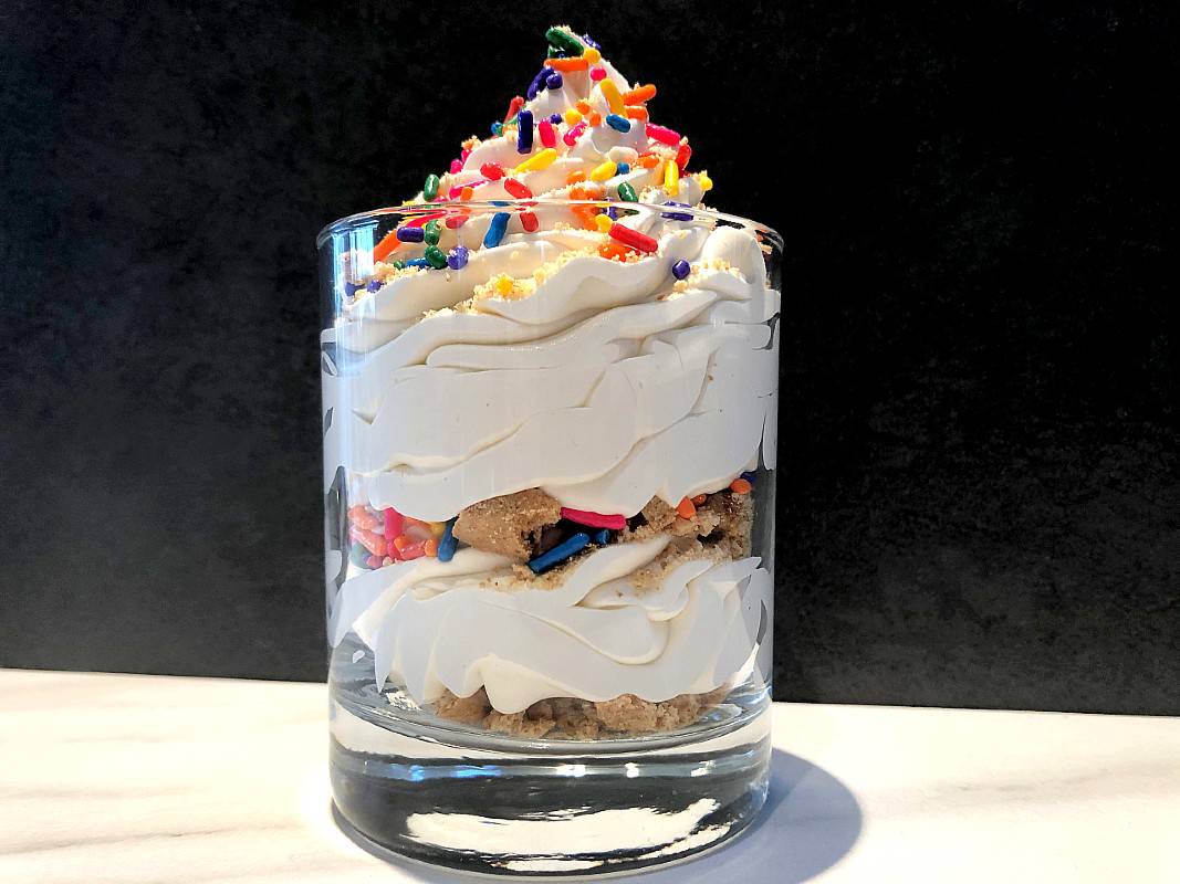 no bake cake batter mousse