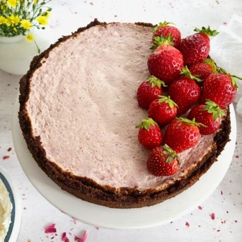 instant pot strawberry cheesecake
