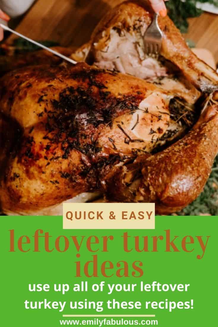 Easy Turkey Leftover Recipes | Thanksgiving | EmilyFabulous