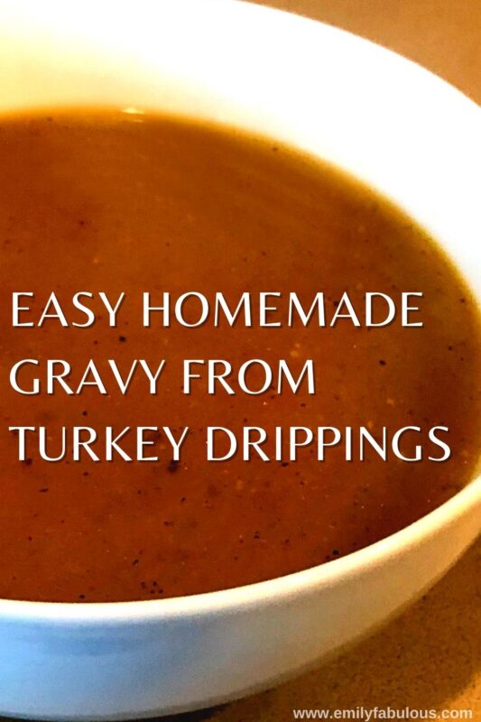 turkey gravy from drippings