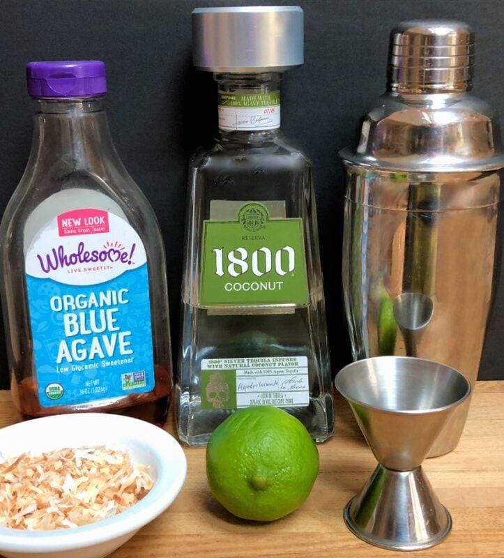 coconut lime margarita ingredients.