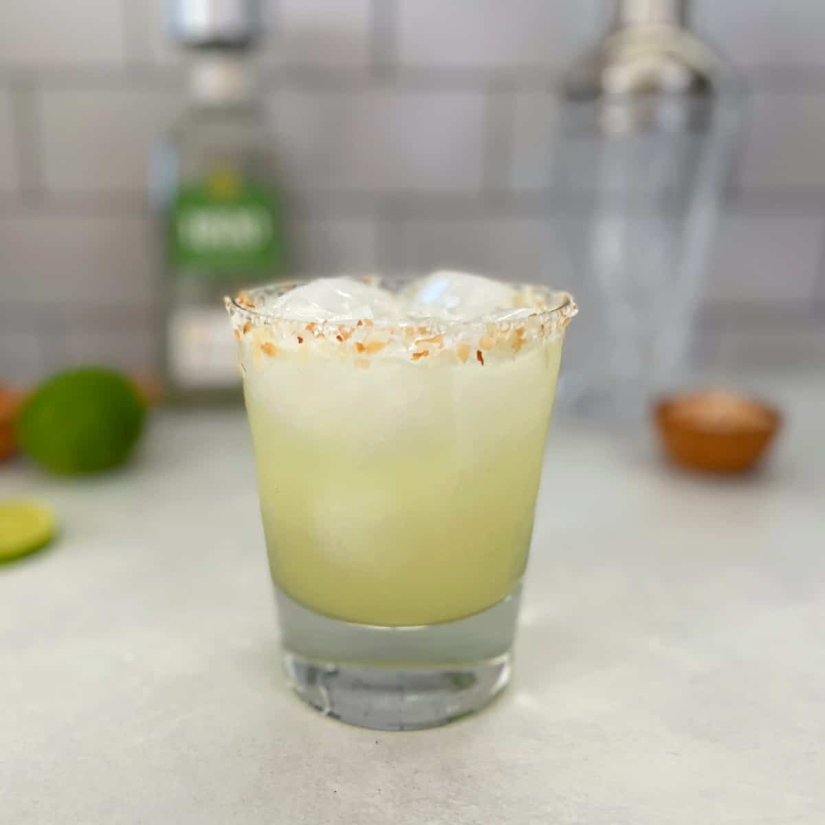 lime and coconut margarita.