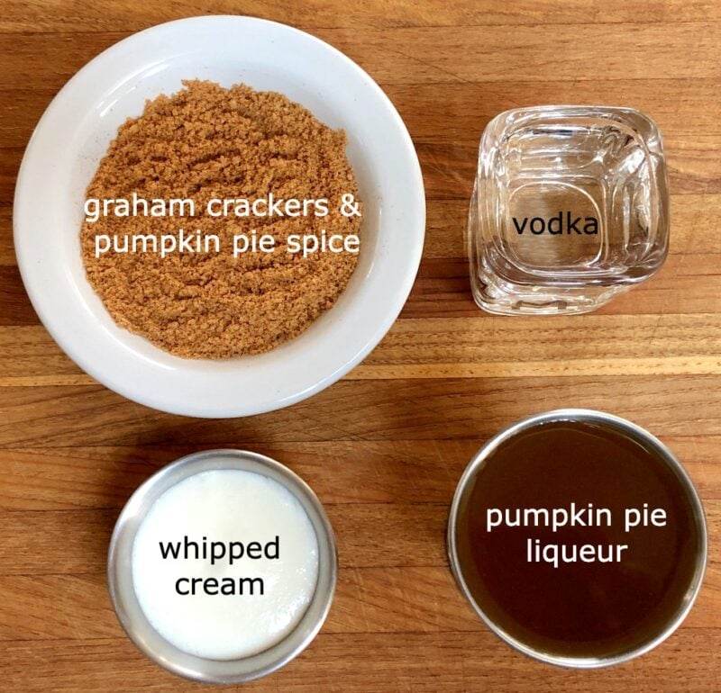 pumpkin spice martini ingredients