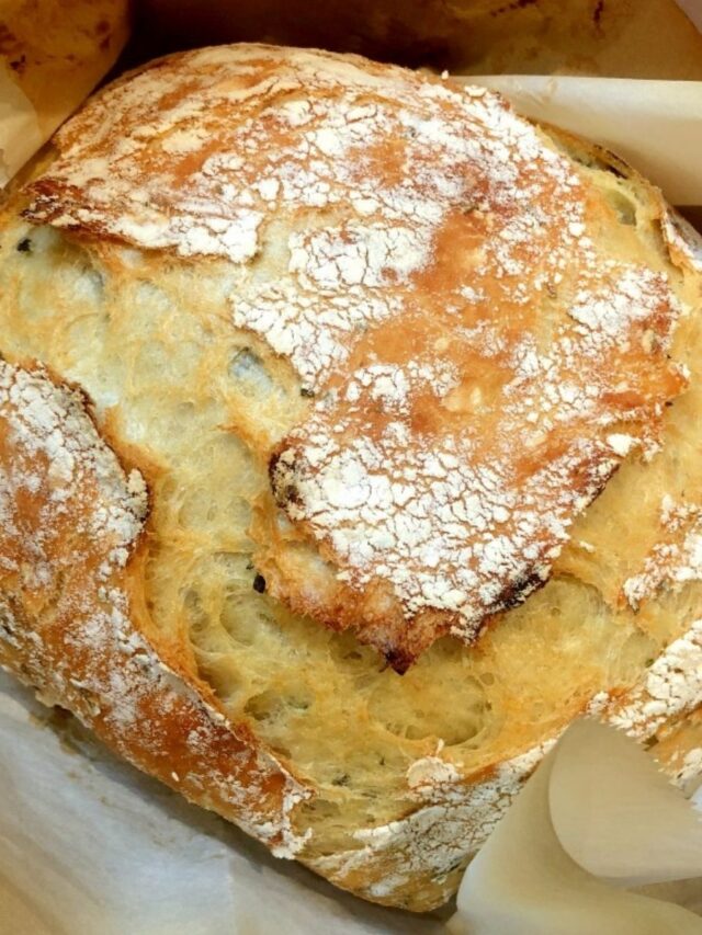 No-Knead Rosemary Bread