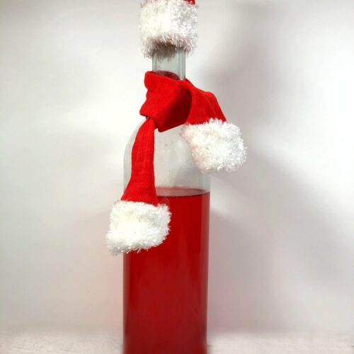 candy cane syrup in a bottle