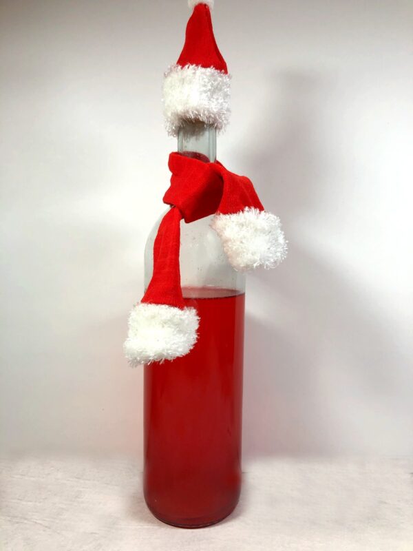 candy cane syrup in a bottle