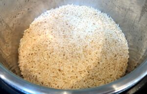 rice in an instant pot