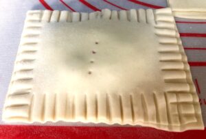 puff pastry shaped into a pop tart