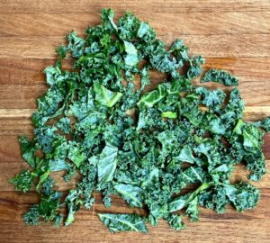 chopped kale for salad