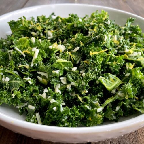 kale salad in a bowl
