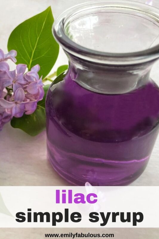 lilac syrup