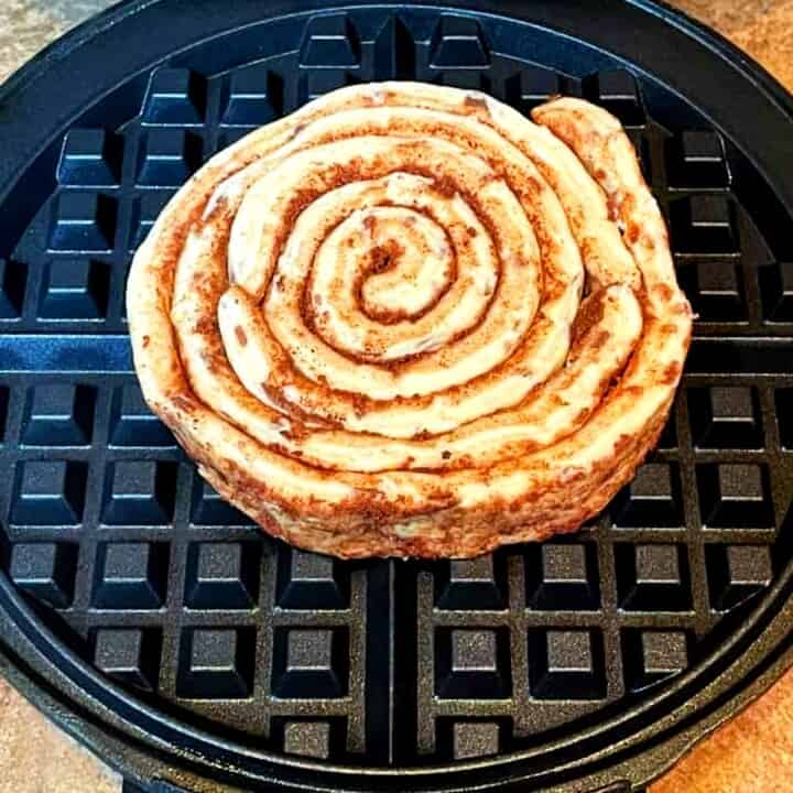 Cinnamon Rolls in a Waffle Maker EmilyFabulous