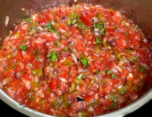 tomato salsa for chile relleno dip