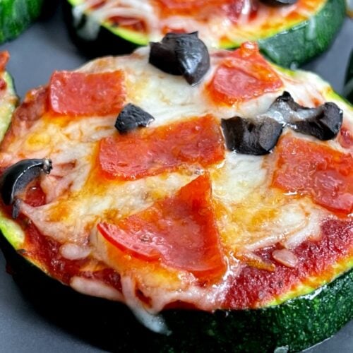 zucchini pepperoni pizza bite