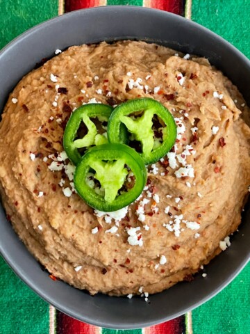 Instant Pot Mexican style refried beans