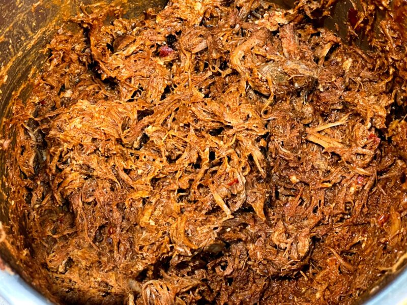 red chile pork in the instant pot