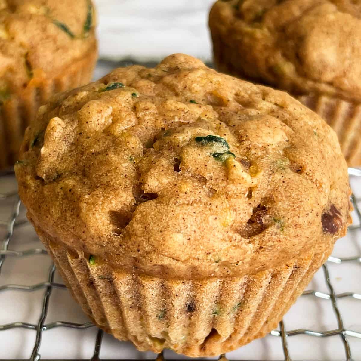Vegan Zucchini Muffins | EmilyFabulous