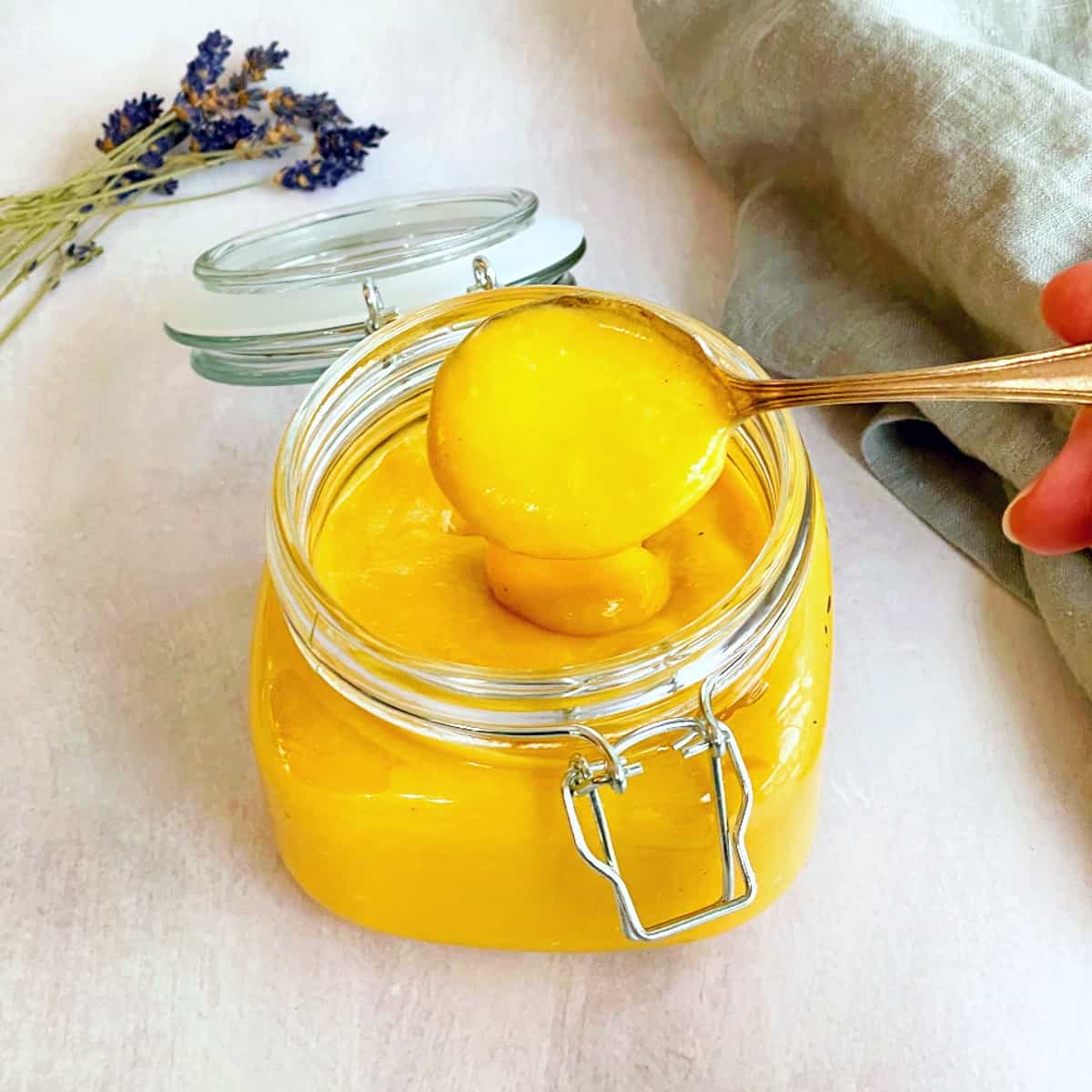 microwave passion fruit curd