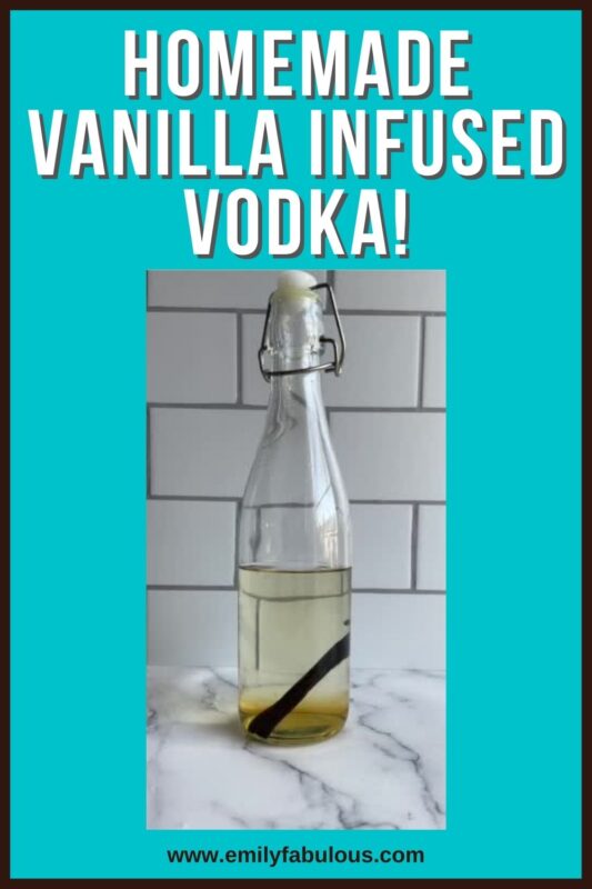 Homemade Vanilla Vodka Recipe