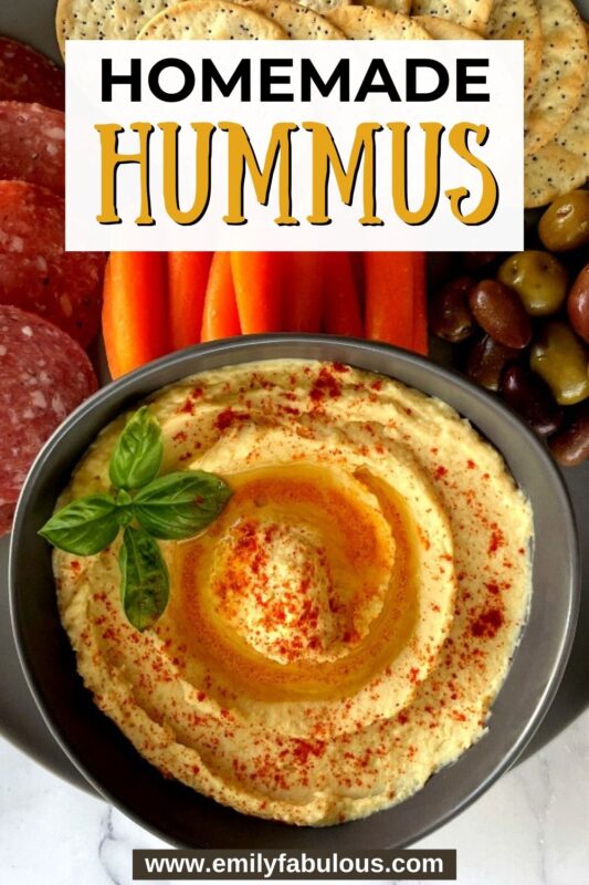 Mediterranean hummus recipe