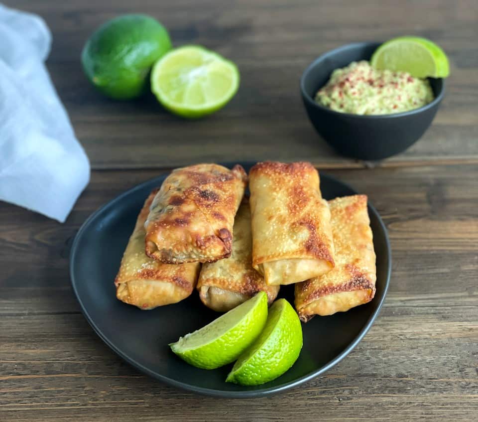 Air Fryer Southwest Egg Rolls | EmilyFabulous