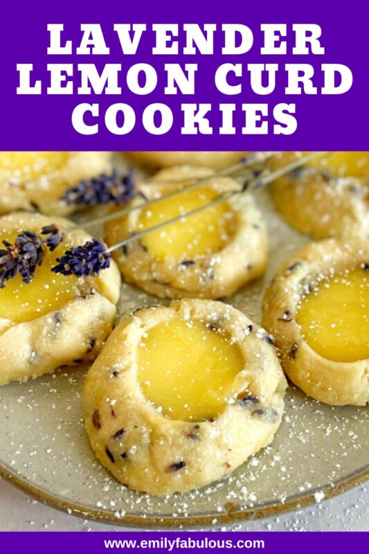 Lavender Lemon Curd Cookie Recipe