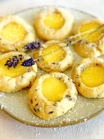 lavender lemon curd cookies