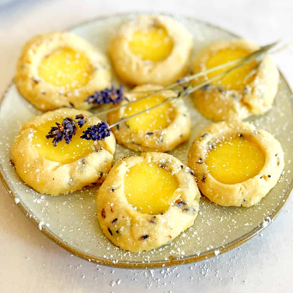 lavender lemon curd cookies.