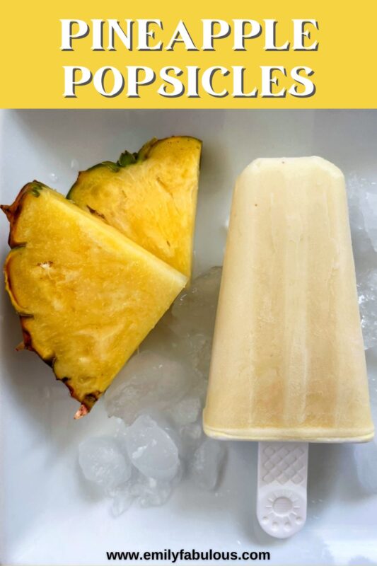 Pineapple Popsicle recipe