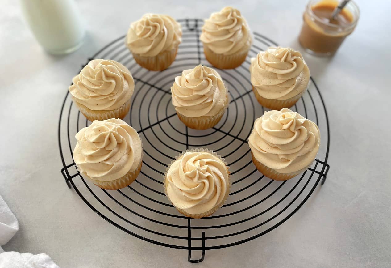 Caramel Filled Cupcakes EmilyFabulous