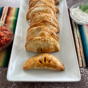 taco hand pies made in an air fryer.