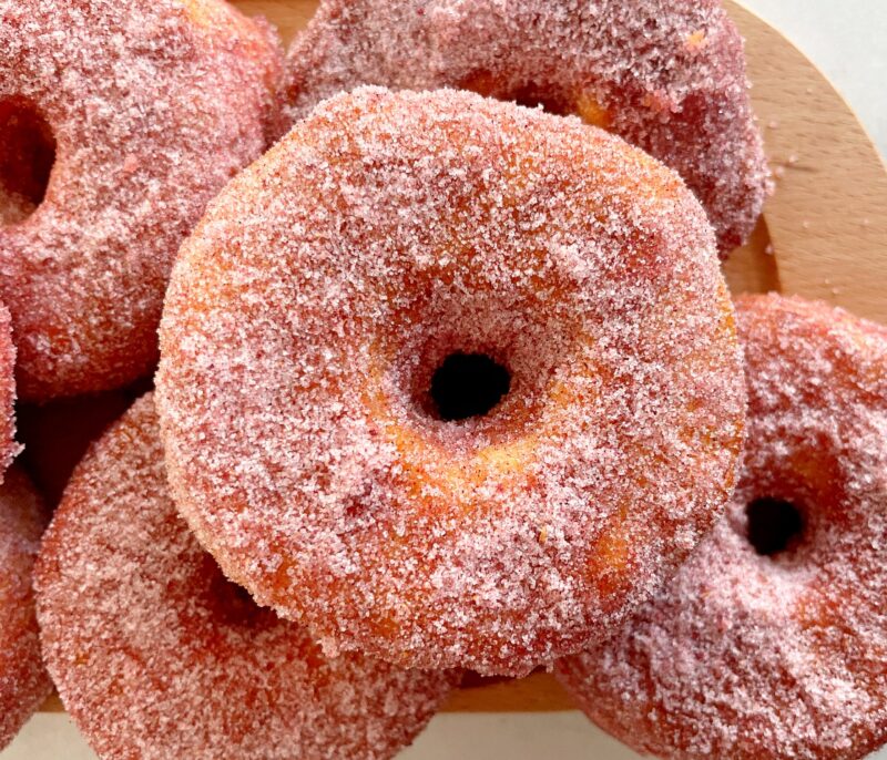 air-fryer-biscuit-donut-with-li-hing-sugar.