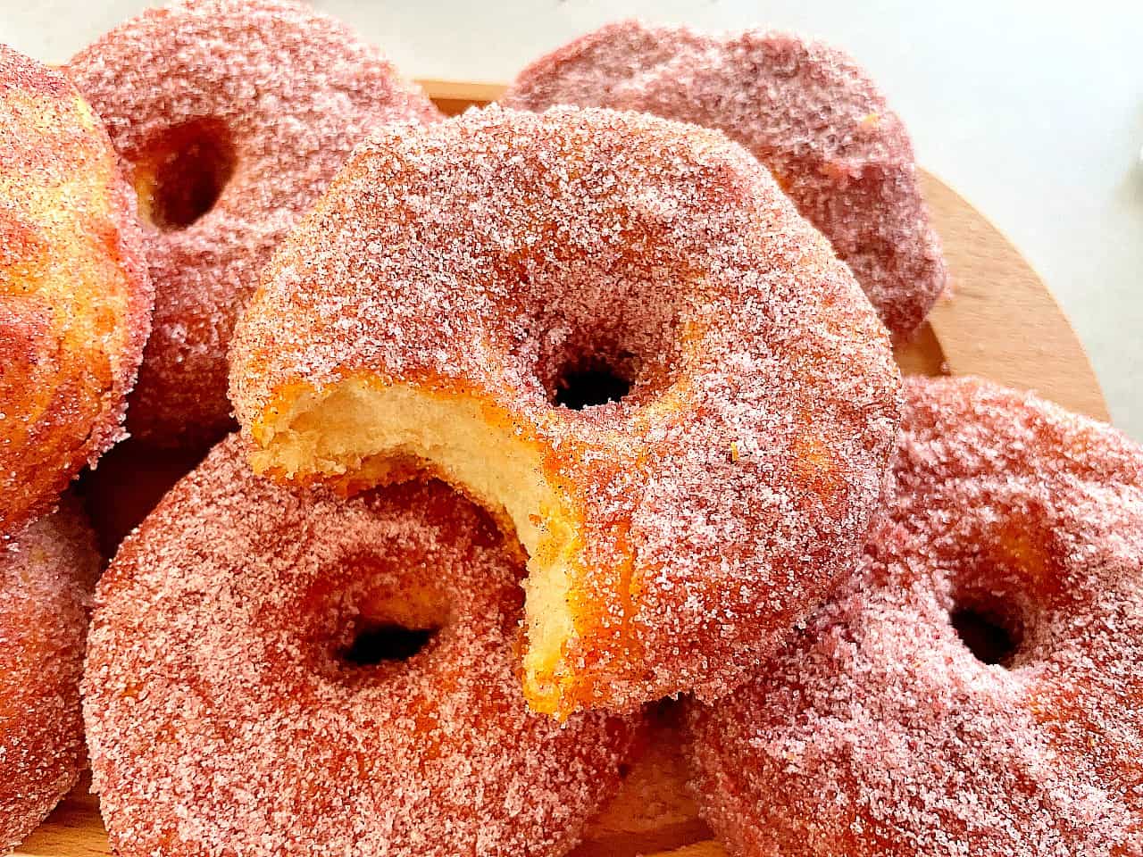Li Hing Mui Air Fryer Donuts EmilyFabulous
