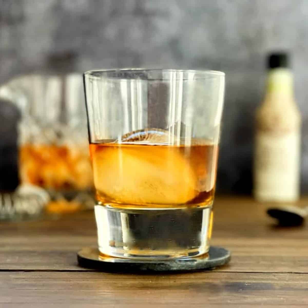 whiskey black walnut bitters cocktail.
