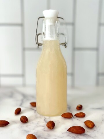 almond milk orgeat syrup