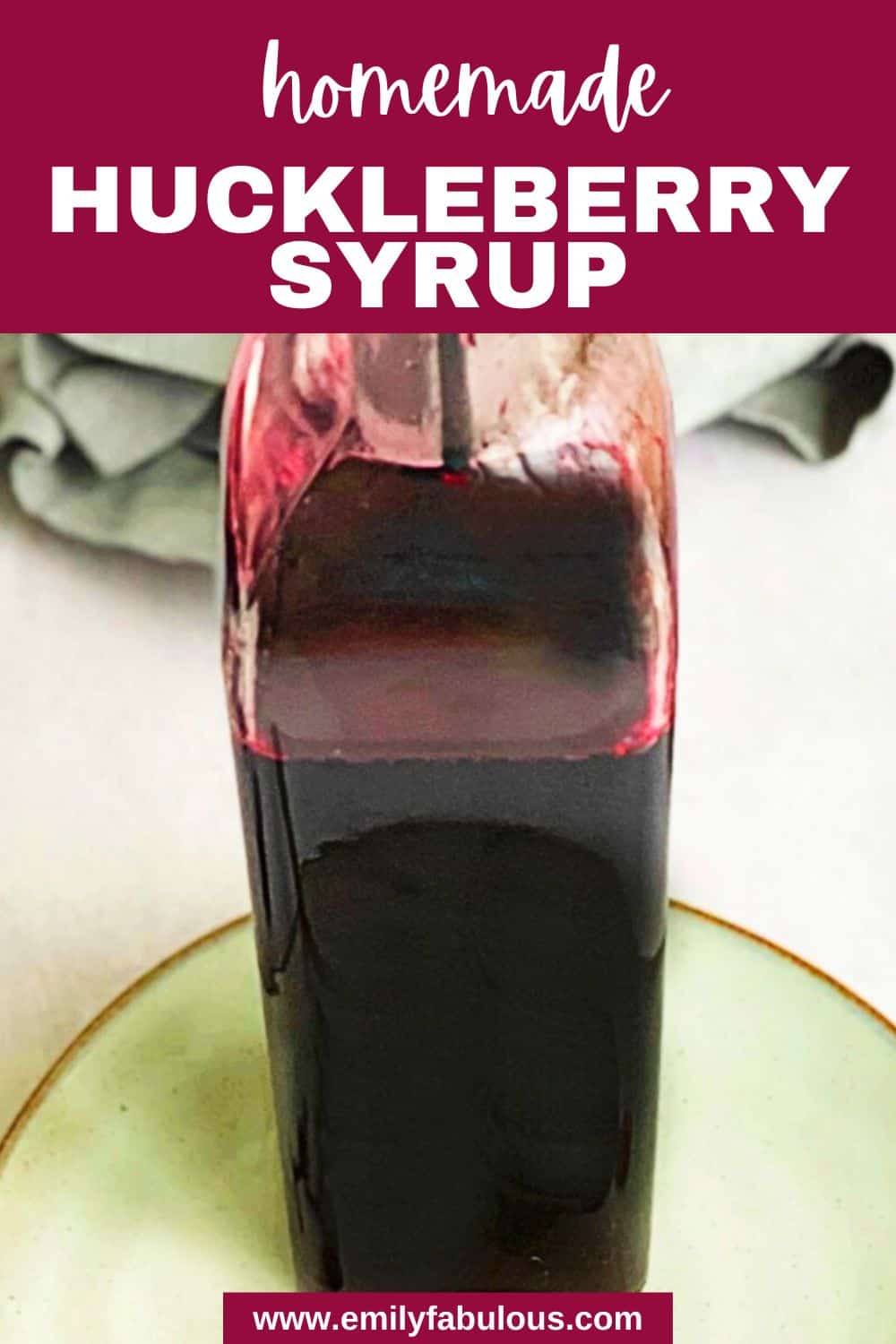 Huckleberry Syrup Recipe 