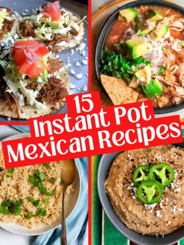 15 Instant Pot Mexican Recipes.