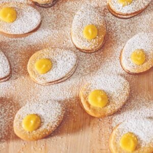 Lemon Easter Egg Cookies