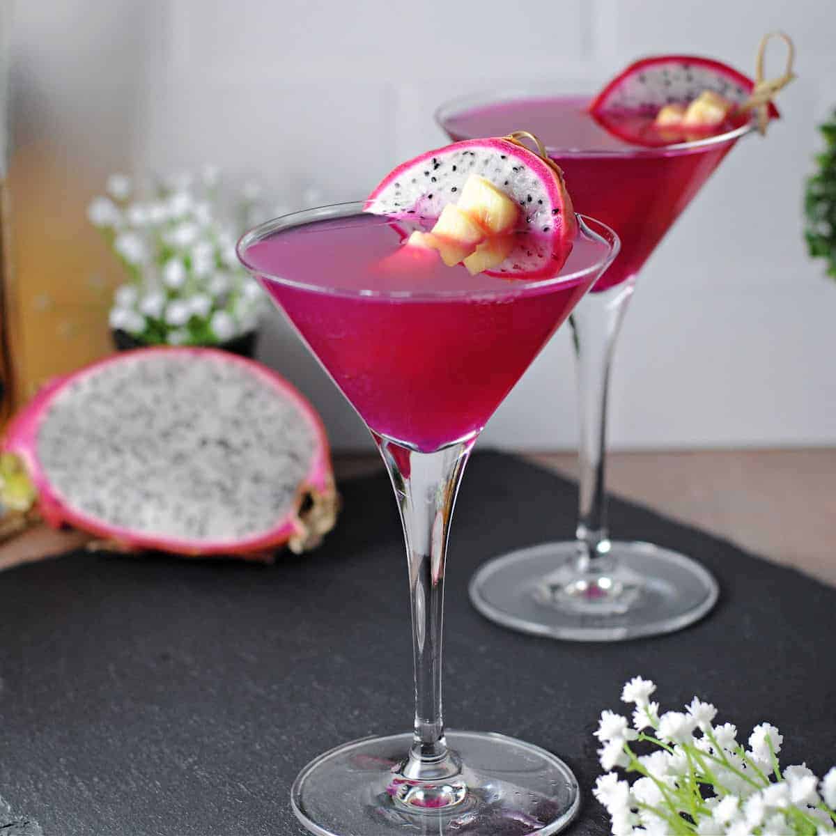 Dragon Fruit Cocktail.