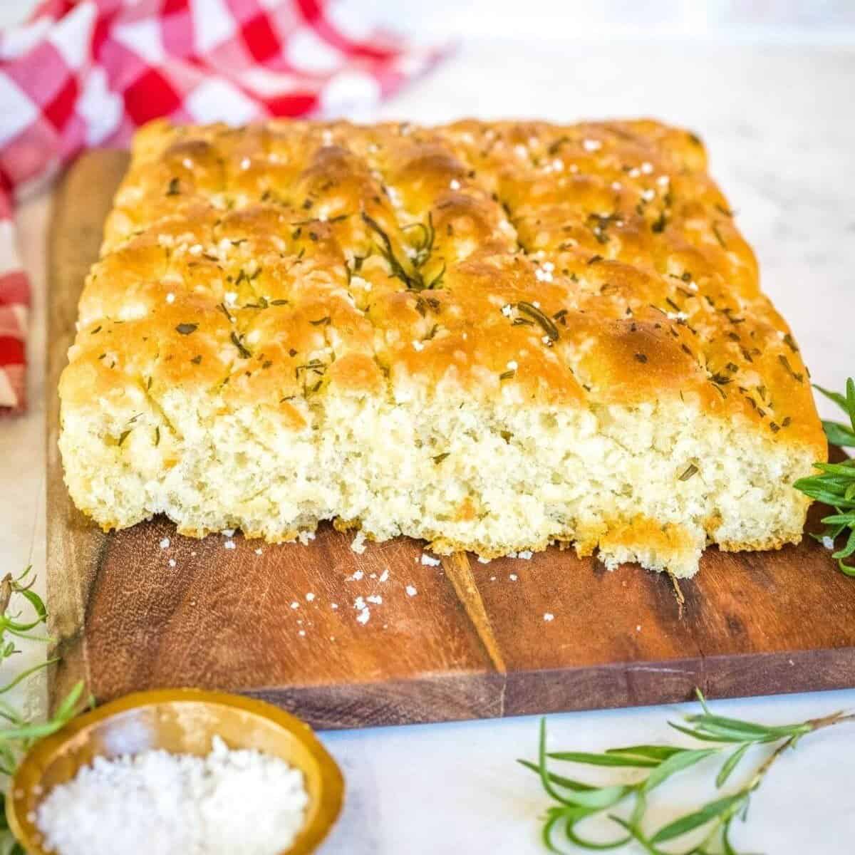 Focaccia Bread.
